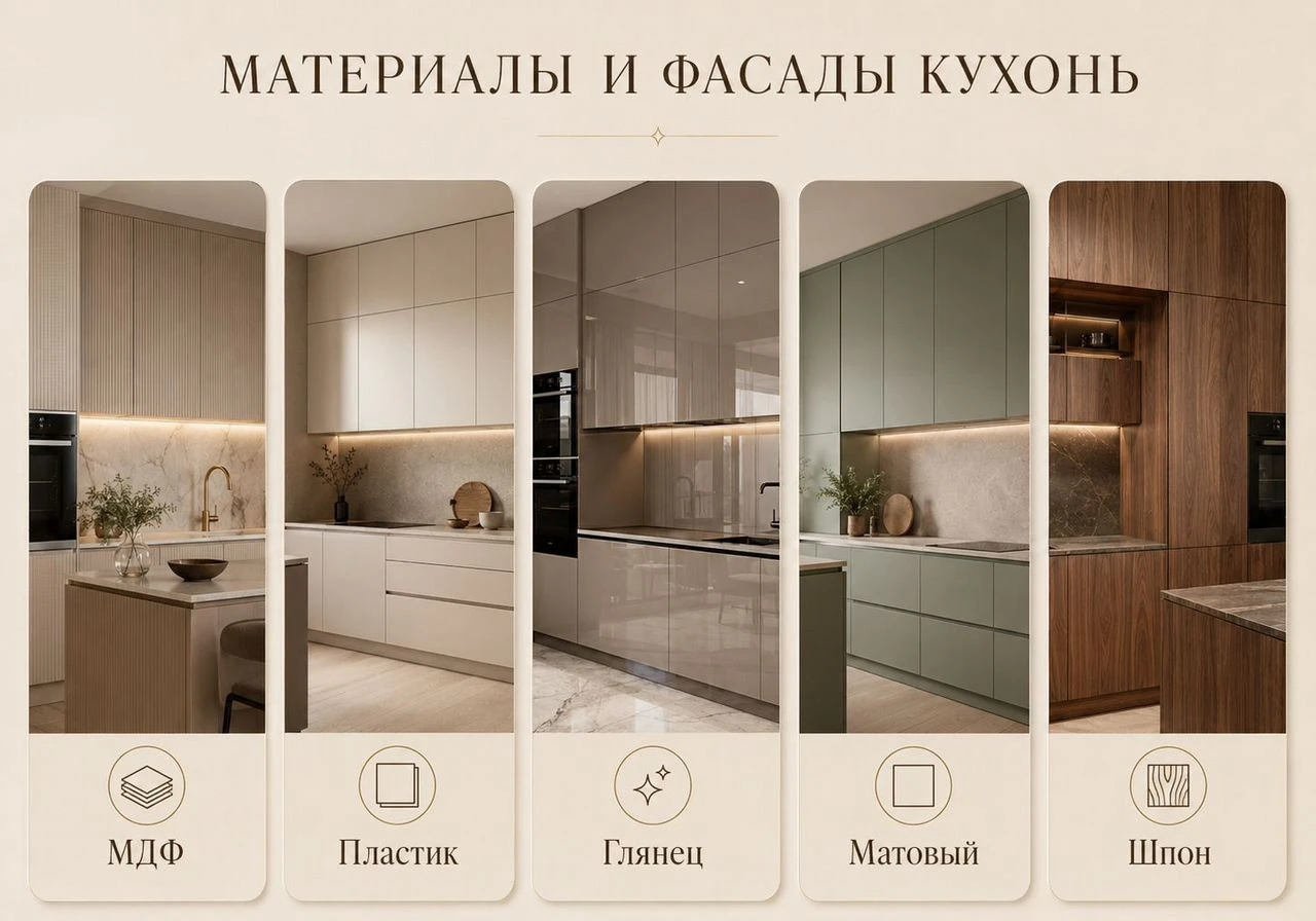 Кухни на заказ / Кухни до потолка